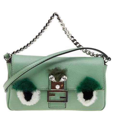 fendi micro monster baguette|fendi taschen damen.